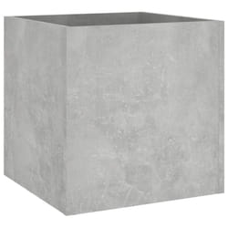 vidaXL Planter Box Plant Pot Raised Bed Planter Flower Box Engineered Wood - Concrete grey