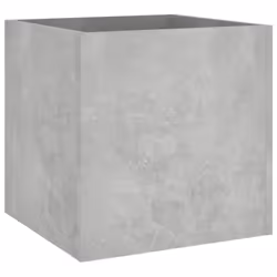 vidaXL Planter Box Plant Pot Raised Bed Planter Flower Box Engineered Wood - Concrete grey
