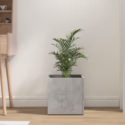 vidaXL Planter Box Plant Pot Raised Bed Planter Flower Box Engineered Wood - Concrete grey - Additional view 4