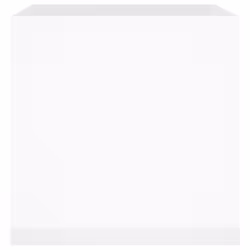 vidaXL Planter Box Plant Pot Raised Bed Planter Flower Box Engineered Wood - High gloss white - Additional view 6