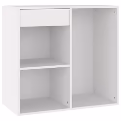 vidaXL Cosmetic Cabinet Dressing Room Storage Makeup Cupboard Engineered Wood - white