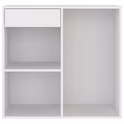 vidaXL Cosmetic Cabinet Dressing Room Storage Makeup Cupboard Engineered Wood - white - Additional view 4