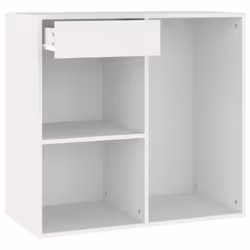 vidaXL Cosmetic Cabinet Dressing Room Storage Makeup Cupboard Engineered Wood - white - Additional view 5