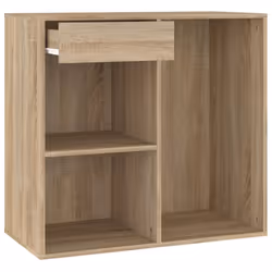 vidaXL Cosmetic Cabinet Dressing Room Storage Makeup Cupboard Engineered Wood - sonoma oak - Additional view 7
