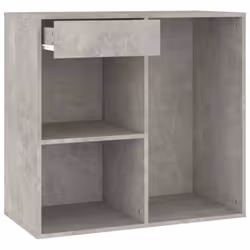 vidaXL Cosmetic Cabinet Dressing Room Storage Makeup Cupboard Engineered Wood - concrete grey - Additional view 5