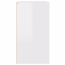 vidaXL Cosmetic Cabinet Dressing Room Storage Makeup Cupboard Engineered Wood - high gloss white - Additional view 5