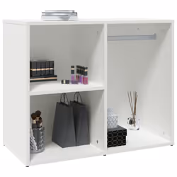 vidaXL Dressing Cabinet Dressing Storage Cosmetic Cupboard Engineered Wood - white - Additional view 5