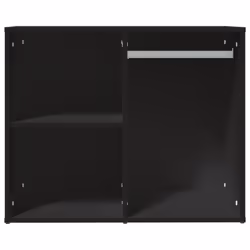 vidaXL Dressing Cabinet Storage Cabinet Side Cabinet Black Engineered Wood
