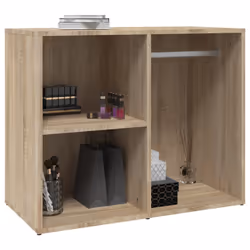 vidaXL Dressing Cabinet Dressing Storage Cosmetic Cupboard Engineered Wood - sonoma oak - Additional view 5