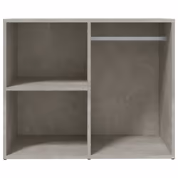 vidaXL Dressing Cabinet Dressing Storage Cosmetic Cupboard Engineered Wood - concrete grey