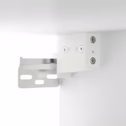 vidaXL Mirror Cabinet with LED Washroom Storage Cabinet Bathroom Vanity Unit - White - Additional view 10