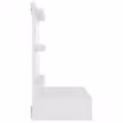 vidaXL Mirror Cabinet with LED Wall-mounted Mirror Cabinet Storage Cupboard - White - Additional view 6