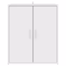 vidaXL Shoe Cabinet White Engineered Wood Shoe Rack Storage Organiser Cabinet