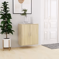 vidaXL Shoe Cabinet Sonoma Oak Engineered Wood Shoe Storage Organiser Cabinet