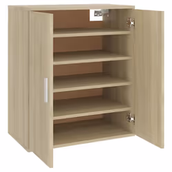 vidaXL Shoe Cabinet Sonoma Oak Engineered Wood Shoe Storage Organiser Cabinet - Additional view 8