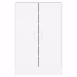 vidaXL Shoe Cabinet White Engineered Wood Hallway Shoe Organiser Shelf Rack - Additional view 5