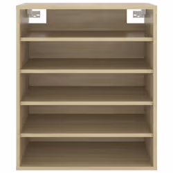 vidaXL Shoe Cabinet Sonoma Oak Engineered Wood Shoe Storage Organiser Rack - Additional view 5