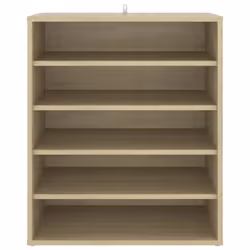 vidaXL Shoe Cabinet Sonoma Oak Engineered Wood Shoe Storage Organiser Rack - Additional view 7