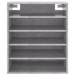 vidaXL Shoe Cabinet Concrete Grey Engineered Wood Shoe Storage Organiser Rack - Additional view 5