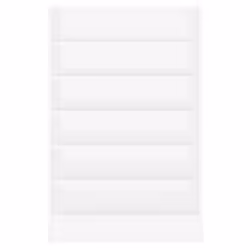 vidaXL Shoe Cabinet White Engineered Wood Hallway Shoe Organiser Shelf Rack - Additional view 5