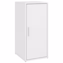 vidaXL Shoe Cabinet Shoe Storage Rack Organiser Shoe Cupboard Engineered Wood - white, 2 pcs - Additional view 8