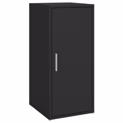 vidaXL Shoe Cabinet Shoe Storage Rack Organiser Shoe Cupboard Engineered Wood - black, 2 pcs - Additional view 8