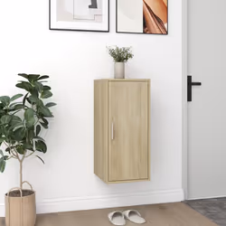 vidaXL Shoe Cabinet Shoe Storage Rack Organiser Shoe Cupboard Engineered Wood - sonoma oak, 1 pcs