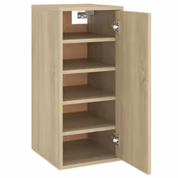 vidaXL Shoe Cabinet Shoe Storage Rack Organiser Shoe Cupboard Engineered Wood - sonoma oak, 1 pcs - Additional view 9