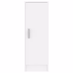 vidaXL Shoe Cabinet White Engineered Wood Household Shoe Storage Shelf Rack - Additional view 4