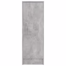 vidaXL Shoe Cabinet Concrete Grey Engineered Wood Household Shoe Storage Rack - Additional view 7