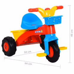 vidaXL Tricycle for Kids Multicolour Children Toddler Bike Trike 3 Wheeler