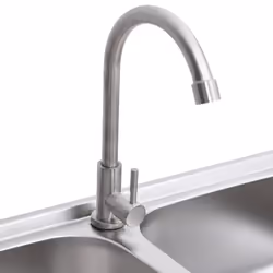 vidaXL Camping Sink Single Basin with Tap Stainless Steel Sink Multi Sizes - 78 x 43 x 18.8 cm - Additional view 7