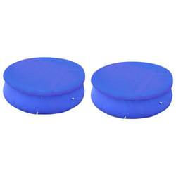 vidaXL 2x Pool Covers for 450-457 cm Round Above-Ground Pools Cloth Sheet