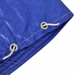 vidaXL 2x Pool Covers PE Round Spa Cover Pool Accessory Cap Shade Ground Cloth - Additional view 5