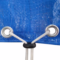 vidaXL 2x Pool Covers PE Rectangular Cover Pool Accessory Cap Ground Cloth - Additional view 4