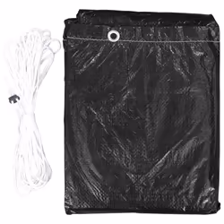 vidaXL 2x Garden Furniture Covers 12 Eyelets Outdoor Patio Furniture Cover Set