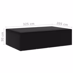 vidaXL 2x Garden Furniture Covers 12 Eyelets Outdoor Patio Furniture Cover Set - Additional view 5