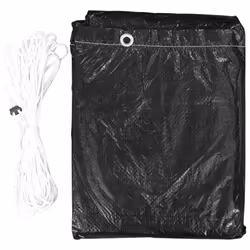 vidaXL 2x Swing Bench Covers 10 Eyelets 2 Zippers Patio Furniture Chair Cover - Additional view 7