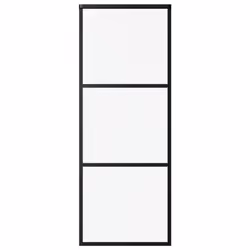 vidaXL Sliding Door with Hardware Set ESG Glass&Aluminium Sliding Door System