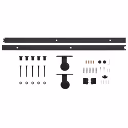 vidaXL Sliding Door with Hardware Set ESG Glass&Aluminium Sliding Door System - Additional view 7