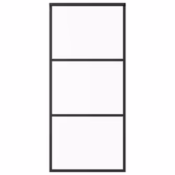 vidaXL Sliding Door with Hardware Set ESG Glass&Aluminium Sliding Door System - Additional view 3