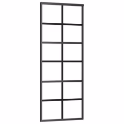 vidaXL Sliding Door with Hardware Set ESG Glass&Aluminium Sliding Door System - Additional view 2