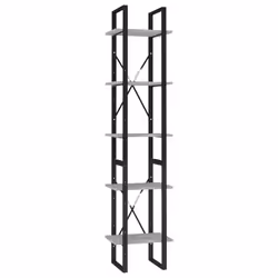 VidaXL 3081972, Grey, Metal, Wood, 400 mm