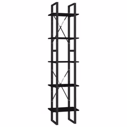 VidaXL 3081977, Black, Metal, Wood, Pinewood, 400 mm