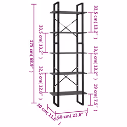 VidaXL 3081980 living room bookcase - Additional view 6