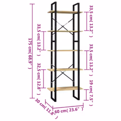 VidaXL 3081983 living room bookcase - Additional view 5