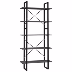 VidaXL 3081990, Grey, Metal, Wood, 800 mm