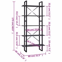 VidaXL 3081990 living room bookcase - Additional view 4