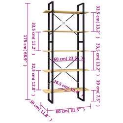 VidaXL 3081993 living room bookcase - Additional view 5