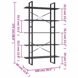 VidaXL 3082000 living room bookcase - Additional view 6
